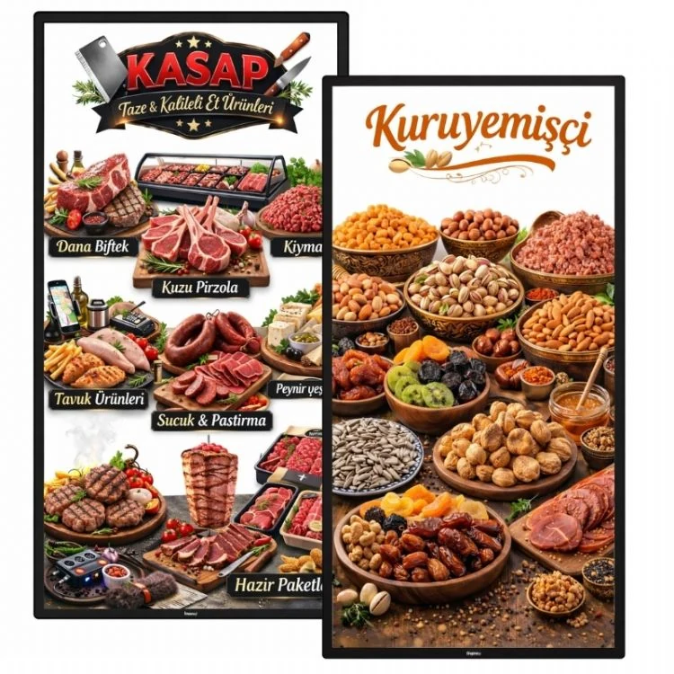 Aynpay - Sharpa A055 (55) Android 11,2 - 55 Menü Panosu / İç Mekan