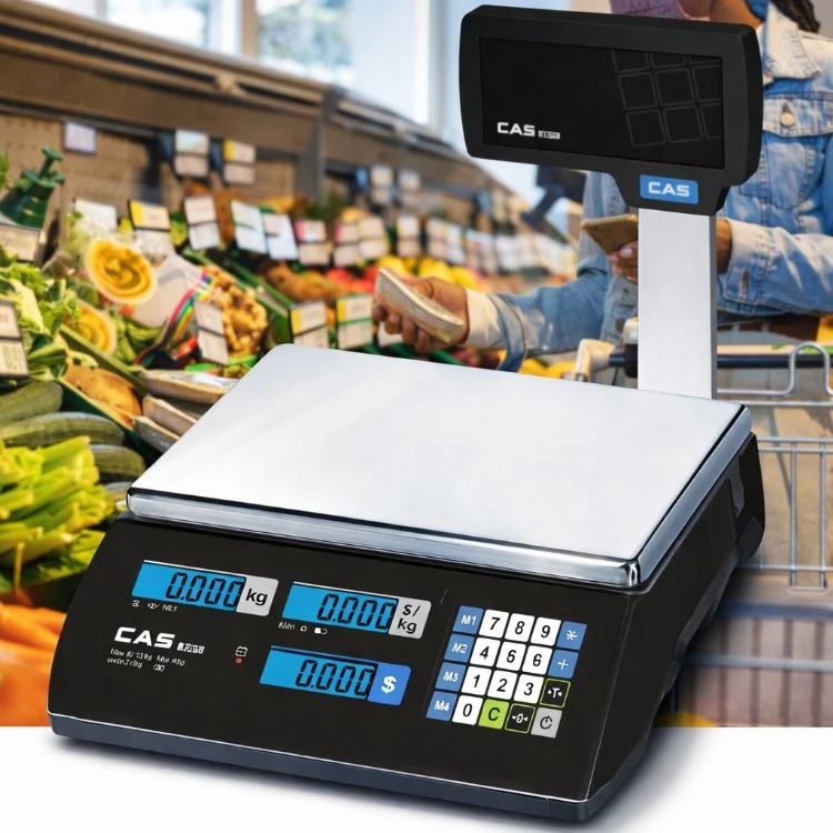 CAS Er Jr Set üstü Terazi 15 Kg Boyunlu Fiyat Hesaplamalı