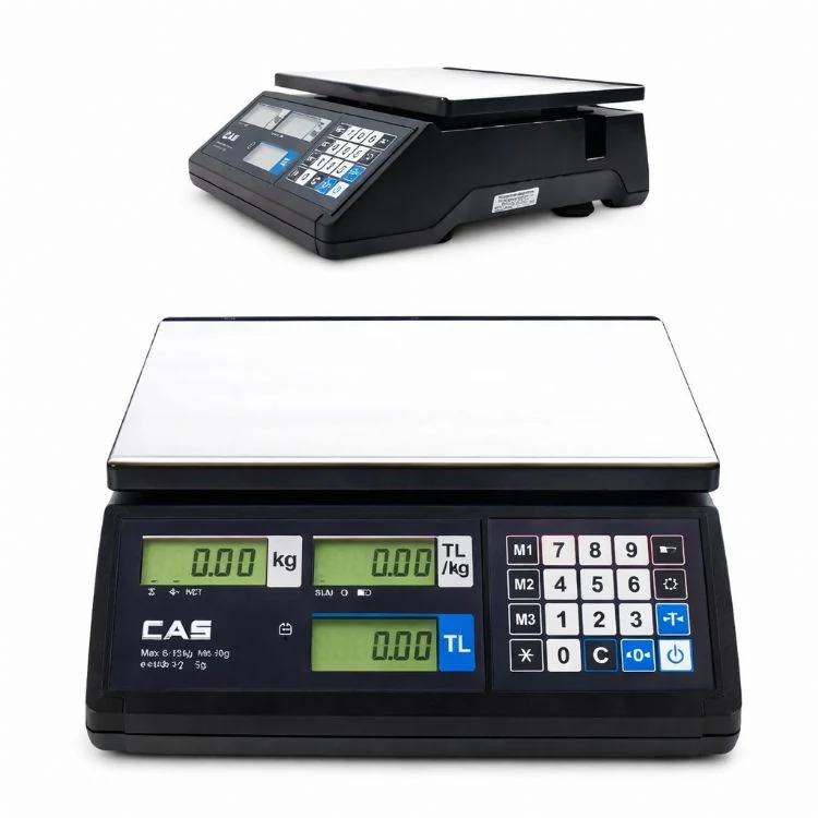 CAS Er Jr Set üstü Terazi 15 Kg Pc Bağlantılı