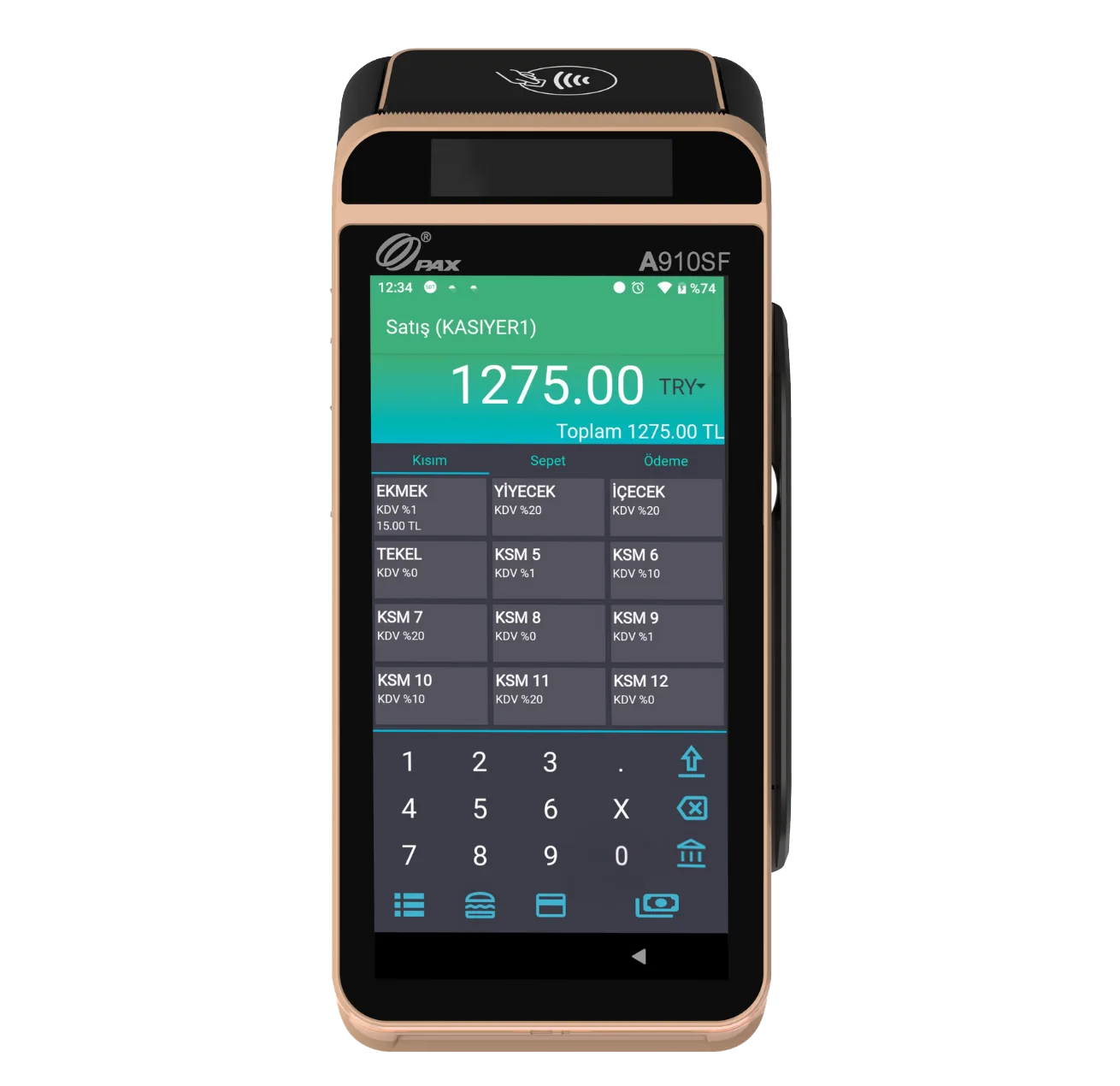 PAX A910SF Android Yazarkasa POS