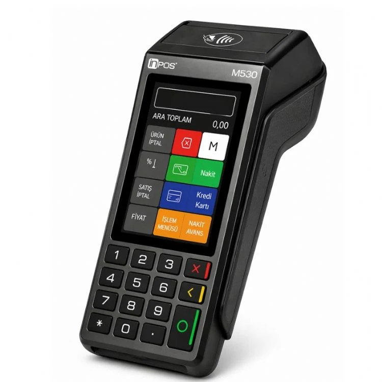 İNPOS M530 4G YazarKasa Pos Kırılmaz Cam Hediye