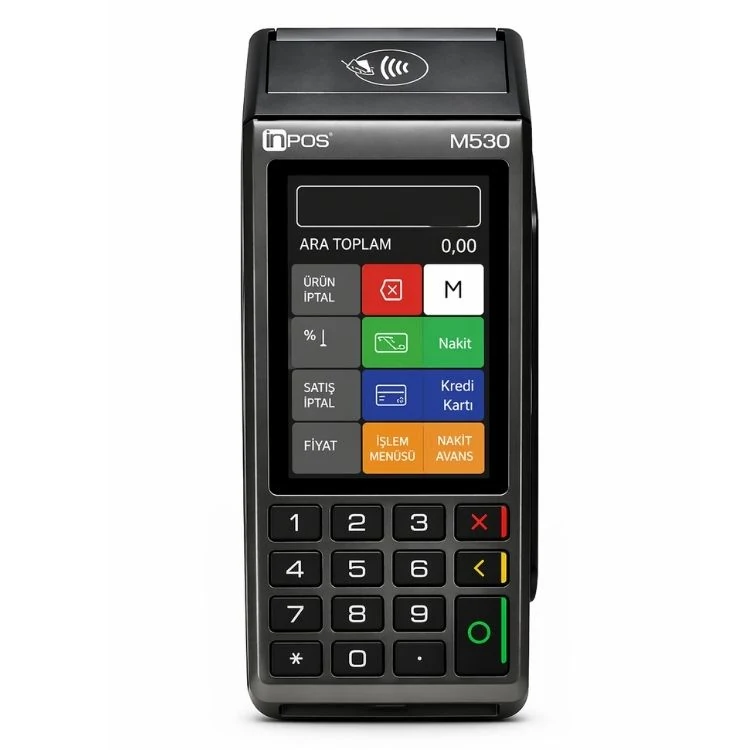 İNPOS M530 4G YazarKasa Pos Kırılmaz Cam Hediye